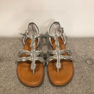 Silver Sandals